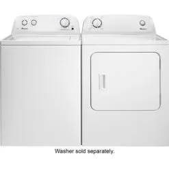 Amana - 6.5 Cu. Ft. Electric Dryer With Automatic Dryness Control - White -Appliance Shop c4299f4b bef5 547c ba4c 22271d81b878