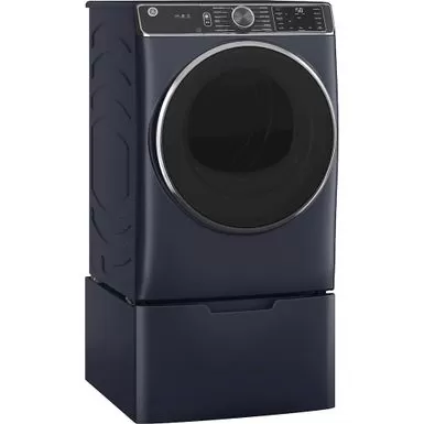 GE - 7.8 Cu. Ft. 12-Cycle Electric Dryer With Steam - Sapphire Blue 14 GE - 7.8 Cu. Ft. 12-Cycle Electric Dryer With Steam - Sapphire Blue - Image 12