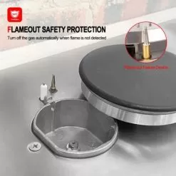 Gasland Chef 30" Gas Stovetop Stainless Steel 4 Italy Sabaf Burner Built-in Gas Cooktop NG/LPG Convertible - Black 15 Gasland Chef 30" Gas Stovetop Stainless Steel 4 Italy Sabaf Burner Built-in Gas Cooktop NG/LPG Convertible - Black -Appliance Shop c59df1aa 4583 41b7 b5c5 236492be1413