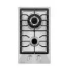 12 In. Gas Cooktop 2 Sealed Burners LPG Convertible Stove In Stainless Steel - Silver