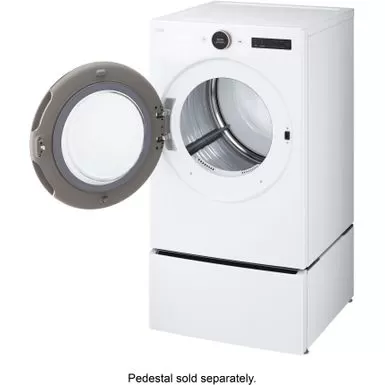 LG - 7.4 Cu. Ft. Smart Electric Dryer With Steam And Sensor Dry - White 10 LG - 7.4 Cu. Ft. Smart Electric Dryer With Steam And Sensor Dry - White - Image 8