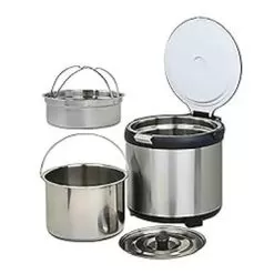 Tayama Stainless Steel Thermal Cooker,Black,7 Qt.,TXM-70CFZR 20 Tayama Stainless Steel Thermal Cooker,Black,7 Qt.,TXM-70CFZR -Appliance Shop c69a0ee2 a9cf 4a3d b622 2b0da2025eab