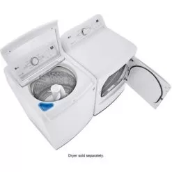 LG - 4.3 Cu. Ft. High-Efficiency Smart Top Load Washer With TurboDrum Technology - White -Appliance Shop c741b33f ea47 59d6 bdf9 58c8583bae93