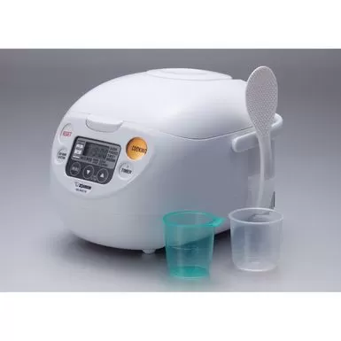 Zojirushi NS-WAC10WD White Fuzzy Logic 5.5-Cup Rice Cooker And Warmer - Zojirushi Fuzzy Logic 5.5-Cup Rice Cooker/Warmer 9 Zojirushi NS-WAC10WD White Fuzzy Logic 5.5-Cup Rice Cooker And Warmer - Zojirushi Fuzzy Logic 5.5-Cup Rice Cooker/Warmer - Image 7