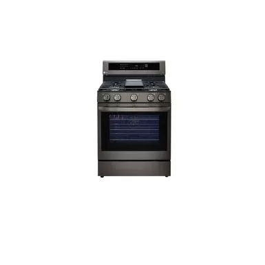 LG LRGL5825D 5.8 Cu Ft. Smart Wi-Fi Enabled True Convection InstaView Gas Range With Air Fry - Black Stainless Steel - Black Stainless Steel 3 LG LRGL5825D 5.8 Cu Ft. Smart Wi-Fi Enabled True Convection InstaView Gas Range With Air Fry - Black Stainless Steel - Black Stainless Steel
