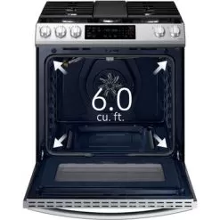 Samsung 6.0 Cu. Ft. Stainless Slide-In Gas Range With Fan Convection -Appliance Shop c8c38e69 028d 4e29 8f2f 1b7f9f36f0c4
