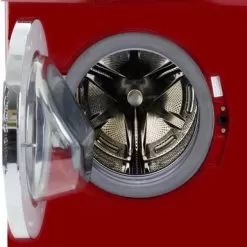 Equator Compact 13 Lbs Combination Washer Dryer Vented/Ventless Dry + Laundry Pedestal With Drawer - Red -Appliance Shop c9a363fe c1ec 4bb0 84ff 9667ebab91c1