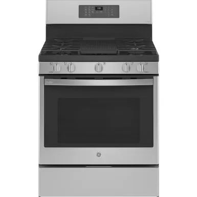 Ge Profile 30" Fingerprint Resistant Stainless Steel Freestanding Self Clean Gas Range With No Preheat Air Fry 3 Ge Profile 30" Fingerprint Resistant Stainless Steel Freestanding Self Clean Gas Range With No Preheat Air Fry