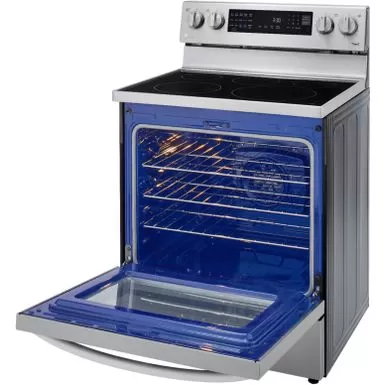 LG - 6.3 Cu. Ft. Smart Freestanding Electric Convection Range With EasyClean And InstaView - Stainless Steel 18 LG - 6.3 Cu. Ft. Smart Freestanding Electric Convection Range With EasyClean And InstaView - Stainless Steel - Image 16