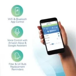 Germ Guardian 4-in-1 WiFi & Bluetooth Smart Voice Control Air Purifier With Smart AQM And UV-C - Black -Appliance Shop cacae0ab 3c96 429e b6e7 77833271c4f4