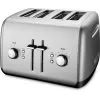 KitchenAid 4-Slice Toaster With Illuminated Buttons In Contour Silver -Appliance Shop cb3e9c66 8d3f 4eda 959a 8159afb7fa7e