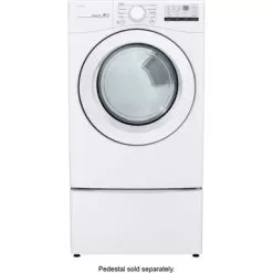 LG - 7.4 Cu. Ft. Stackable Electric Dryer With FlowSense - White -Appliance Shop cb6bc3ac 4c04 52c0 8423 3a0f7dd2926d