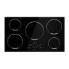Built-In 36-in 5 Elements Black Induction Cooktop - Hot Surface Indicator - Black -Appliance Shop cbf10513 53f0 48f0 b9e0 605b73f23254