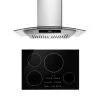 2 Piece Kitchen Package With 30" Induction Cooktop & 30" Ducted Wall Mount Range Hood - N/A - Silver -Appliance Shop cc16c701 1ee6 4c43 9c99 8374ec33fc97