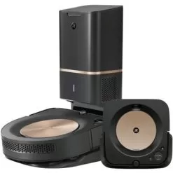 IRobot - Roomba S9+ (9550) Robot Vacuum & Braava Jet M6 (6112) Robot Mop Bundle - Black