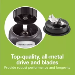 Hamilton Beach - PowerMax Professional Performance Blender Gray -Appliance Shop cd3c822a 74d6 4622 a879 9cec0b37a4ad