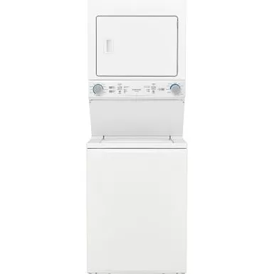 Frigidaire 27" White Stacked Washer And Gas Dryer Laundry Center 3 Frigidaire 27" White Stacked Washer And Gas Dryer Laundry Center
