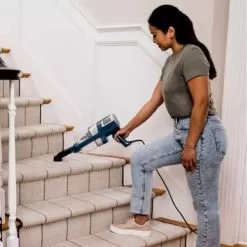 Shark - Stratos UltraLight Corded Stick Vacuum With DuoClean PowerFins HairPro, Self-Cleaning Brushroll, Odor Neutralizer - Navy -Appliance Shop ce0083e6 f71d 53e2 b557 f748b9c211b5