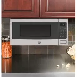GE - Profile Series 1.1 Cu. Ft. Mid-Size Microwave With Sensor Cooking - Stainless Steel -Appliance Shop cefc5689 3c5c 53c8 bd94 d69d39b7314e