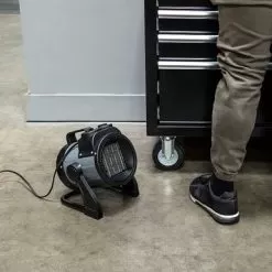 NewAir - 160 Sq. Ft. Portable Ceramic Electric Heater With Adjustable Tilt Head - Gray -Appliance Shop cf01f51b 9c16 52a9 99d1 01eee5a0bfa2