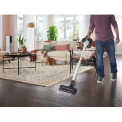 LG - CordZero Cordless Stick Vacuum With All-in-One Tower - Essence White -Appliance Shop cffe1106 f7b1 56cb 89b1 68c8439be800