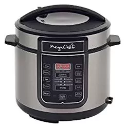 Megachef Digital Pressure Cooker, Silver, 6 Quart