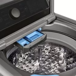LG - 5.5 Cu. Ft. High Efficiency Smart Top Load Washer With TurboWash3D - Graphite Steel -Appliance Shop d1251304 bcc7 50e8 a249 21838b0cfaf4