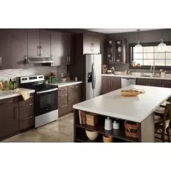 Whirlpool - 5.3 Cu. Ft. Freestanding Electric Range With Keep Warm Setting - Stainless Steel -Appliance Shop d1a2f795 c30d 53e4 af77 e7299df2dd89