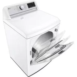LG - 7.3 Cu. Ft. Smart Gas Dryer With Steam And Sensor Dry - White -Appliance Shop d1a45f92 d342 500a a4c1 72eeb400e839