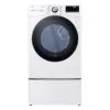 LG DLEX4200W 7.4 Cu.ft. Ultra Large Capacity Electric Dryer With Sensor Dry, TurboSteam Technology And Wi-Fi Connectivity, White - White -Appliance Shop d1fe8019 2ef9 44d4 bdaf 9e9e608c3efc