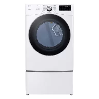 LG DLEX4200W 7.4 Cu.ft. Ultra Large Capacity Electric Dryer With Sensor Dry, TurboSteam Technology And Wi-Fi Connectivity, White - White 3 LG DLEX4200W 7.4 Cu.ft. Ultra Large Capacity Electric Dryer With Sensor Dry, TurboSteam Technology And Wi-Fi Connectivity, White - White