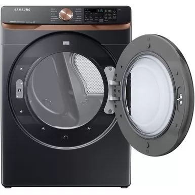 Samsung - 7.5 Cu. Ft. Stackable Smart Electric Dryer With Steam And Sensor Dry - Brushed Black 12 Samsung - 7.5 Cu. Ft. Stackable Smart Electric Dryer With Steam And Sensor Dry - Brushed Black - Image 10