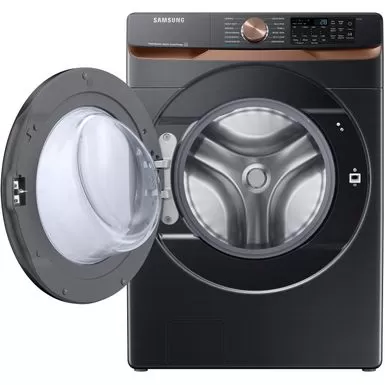 Samsung - 5.0 Cu. Ft. Extra Large Capacity Smart Front Load Washer With Super Speed Wash And Steam - Brushed Black 11 Samsung - 5.0 Cu. Ft. Extra Large Capacity Smart Front Load Washer With Super Speed Wash And Steam - Brushed Black - Image 9