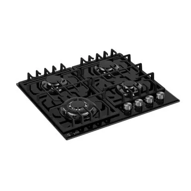 Built-in 24" Gas Cooktop - 4 Sealed Burners Cook Tops In Black - 24" 5 Built-in 24" Gas Cooktop - 4 Sealed Burners Cook Tops In Black - 24" - Image 3