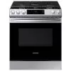 Samsung - 6.0 Cu. Ft. Front Control Slide-in Gas Range With Wi-Fi, Fingerprint Resistant - Stainless Steel -Appliance Shop d2e011a6 ad79 520c b93c 5f4f4ef43d88