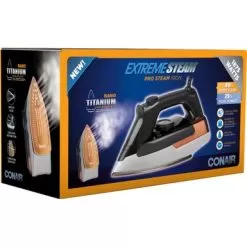 Conair - ExtremeSteam Steam Iron - White/Silver/Black -Appliance Shop d2fefa6b e11a 5980 9e6a 75021813e83a