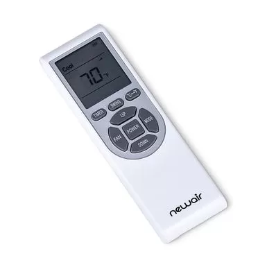 NewAir - 500 Sq. Ft. Portable Air Conditioner, 13,500 BTUs (10,000 BTU, DOE), Easy Setup Window Venting Kit And Remote Control - White 5 NewAir - 500 Sq. Ft. Portable Air Conditioner, 13,500 BTUs (10,000 BTU, DOE), Easy Setup Window Venting Kit And Remote Control - White - Image 3