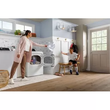 GE - 4.5 Cu Ft Top Load Washer With Water Level Control, Deep Fill, Quick Wash, And Glass Lid - White On White 13 GE - 4.5 Cu Ft Top Load Washer With Water Level Control, Deep Fill, Quick Wash, And Glass Lid - White On White - Image 11