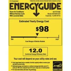 12,000 BTU Window A/C, Cool Only, Remote Control, 115V, 60Hz Energy Star 16 12,000 BTU Window A/C, Cool Only, Remote Control, 115V, 60Hz Energy Star -Appliance Shop d3b31b7e f400 4879 bf21 34faf1073526
