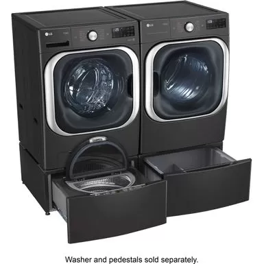 LG - 9.0 Cu. Ft. Stackable Smart Electric Dryer With Steam And Built-In Intelligence - Black Steel 15 LG - 9.0 Cu. Ft. Stackable Smart Electric Dryer With Steam And Built-In Intelligence - Black Steel - Image 13