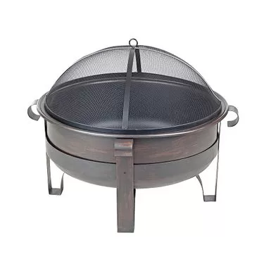 Fire Sense - Cornell Wood Burning Fire Pit - Bronze 3 Fire Sense - Cornell Wood Burning Fire Pit - Bronze
