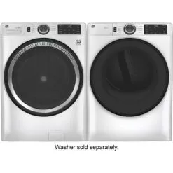 GE - 7.8 Cu. Ft. 10-Cycle Electric Dryer - White On White -Appliance Shop d63a3720 f0a3 59b6 bde7 f3c42b3d2eed