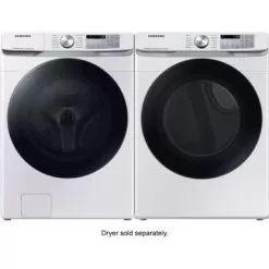 Samsung - 4.5 Cu. Ft. Large Capacity Smart Front Load Washer With Super Speed Wash - White -Appliance Shop d8a15916 06ae 5309 8a1e b04d32d91336