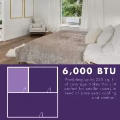 6,000 BTU Window Air Conditioner, Sleek Design, Energy Star 12 6,000 BTU Window Air Conditioner, Sleek Design, Energy Star -Appliance Shop d967a4b9 ff55 4527 988b d2546ff30f5d