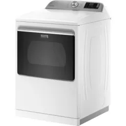 Maytag - 7.4 Cu. Ft. Smart Gas Dryer With Steam And Extra Power Button - White -Appliance Shop da575511 40bf 51e0 a1ee 0632c620a06d