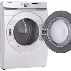 Samsung - 7.5 Cu. Ft. Stackable Electric Dryer With Sensor Dry - White -Appliance Shop da8158aa ad79 5d08 9d3a 4d8e78afb484