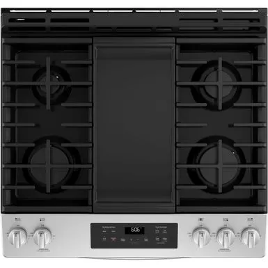 GE - 5.3 Cu. Ft. Slide-In Gas Range - Stainless Steel 4 GE - 5.3 Cu. Ft. Slide-In Gas Range - Stainless Steel - Image 2