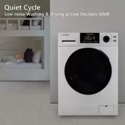 Equator Digital Compact 110V Vented/Ventless 18 Lbs Combo Washer Dryer 1400 RPM - Yellow-Black -Appliance Shop db0fd4ec 6d09 42a5 bbdc 4ee914bab0de