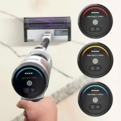 Shark - Detect Pro Cordless Stick Vacuum, QuadClean Multi-Surface Brushroll, HEPA Filter, Detect Technology - White/Beats Brass -Appliance Shop dbbb1ad6 a467 54f0 b9dc fecd5298e316