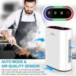 Smart Air Purifier 6-Point Filtration Auto Mode - White